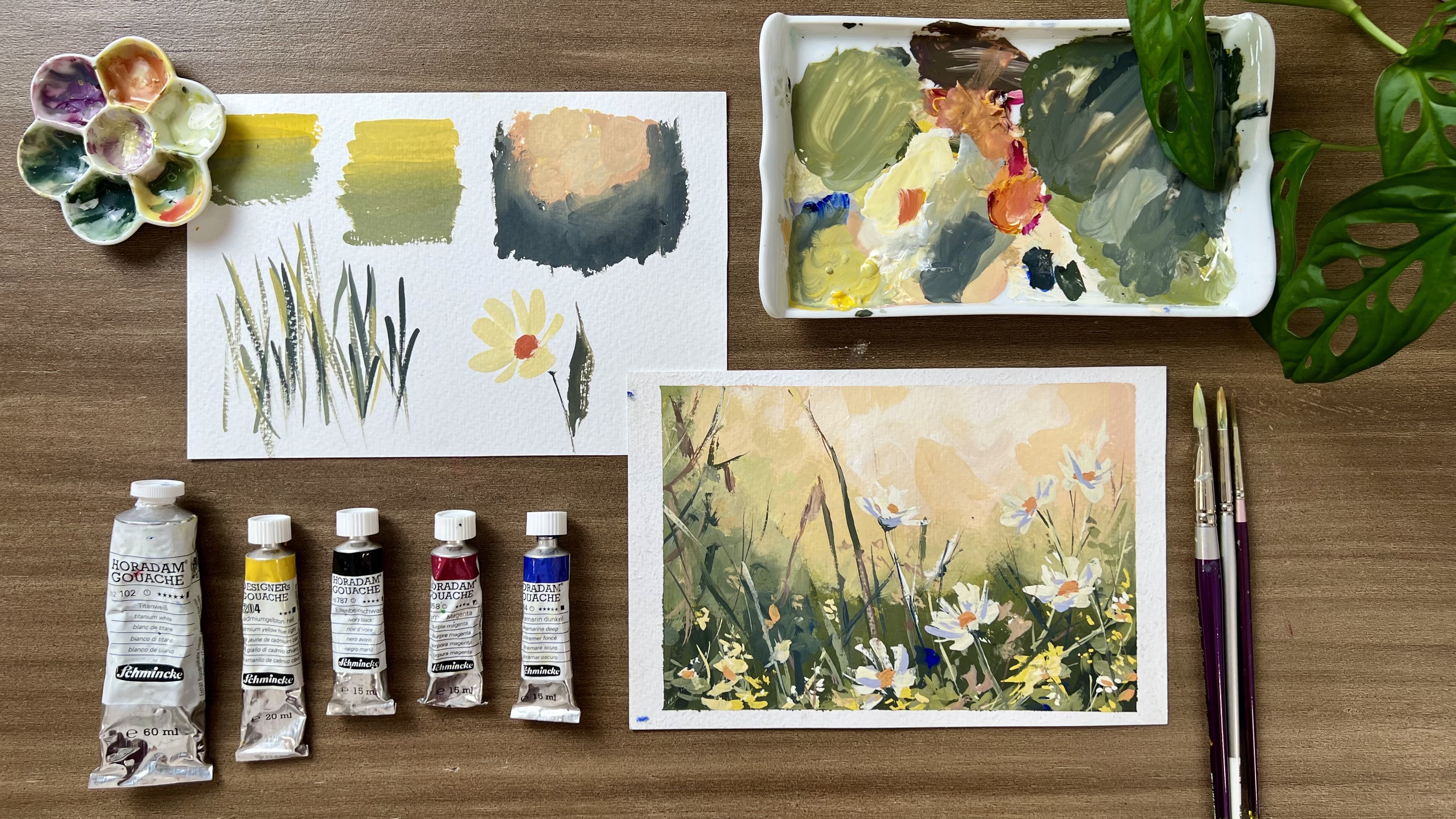 Peindre les fleurs à l'aquarelle - un guide ultra pratique