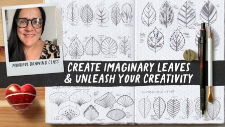 Clase de dibujo consciente: crea hojas imaginarias y da rienda suelta a tu creatividad