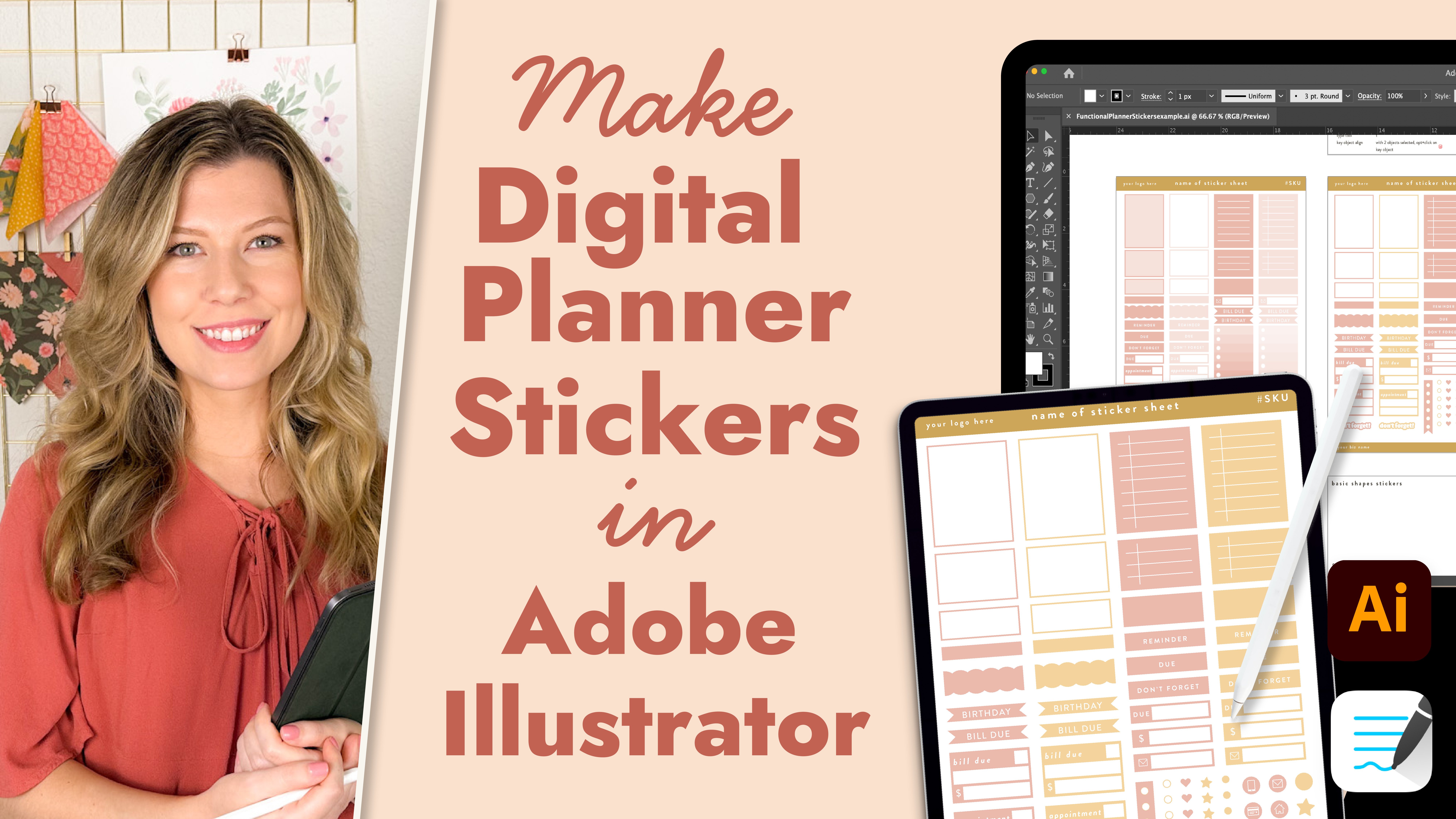 A Step-By-Step Guide To Making Sticker Sheets In Adobe Illustrator