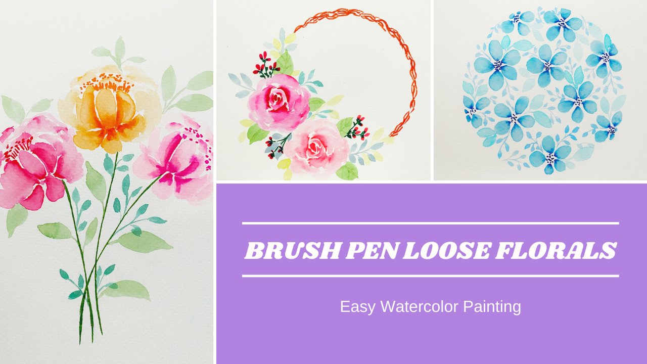 Brush Marker Art - A Quick Crafty Fix! - Makeable Crafts