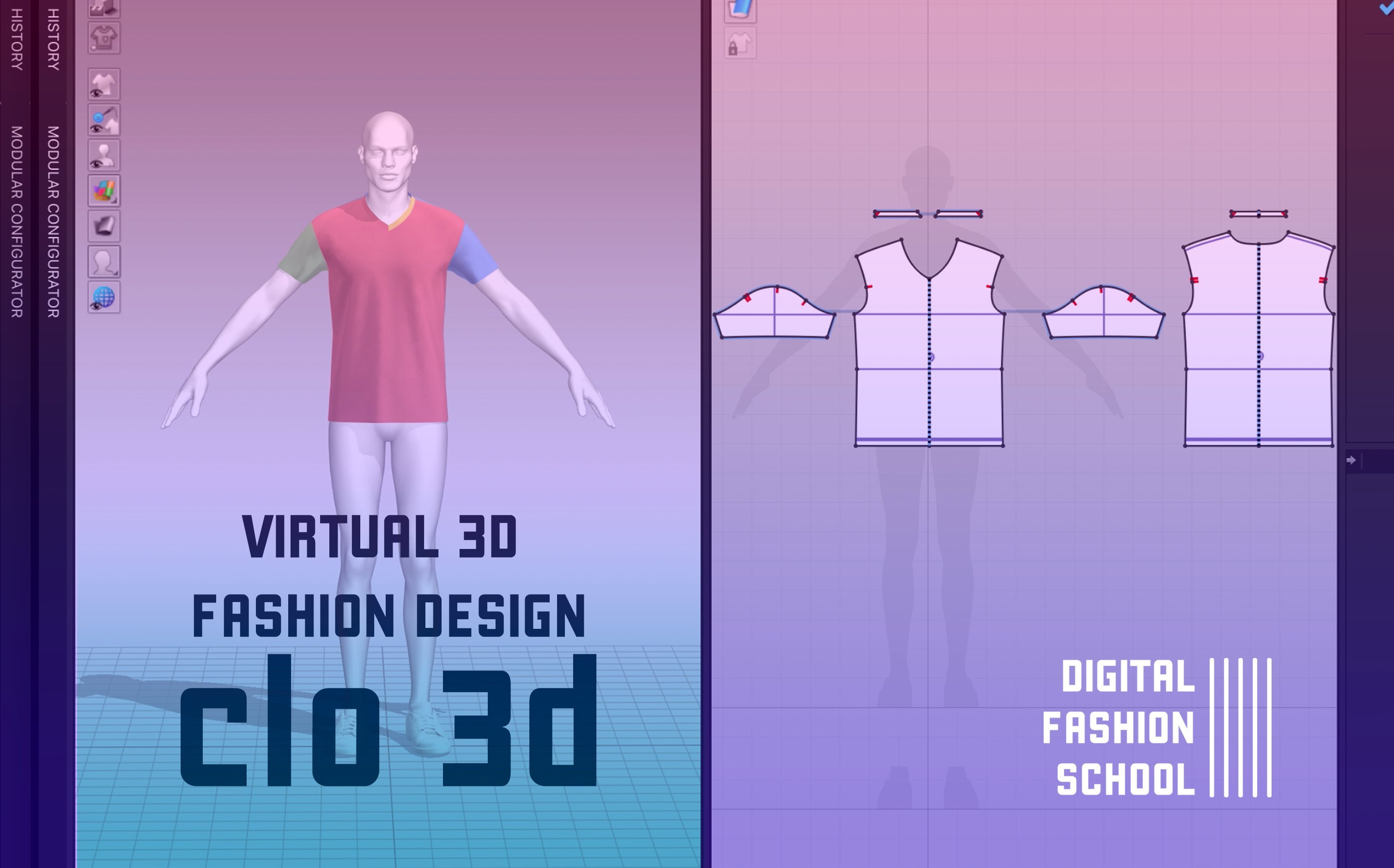 Virtual Fashion Design / Clo 6.0 Basics  3D Clothes, Digital Pattern