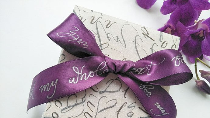 How To: Ribbon Wrapped Writing Pens - Online Ribbon - May Arts