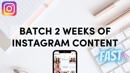 How to Plan 2 Weeks of Instagram Content Fast, Effectively & Repeatedly
