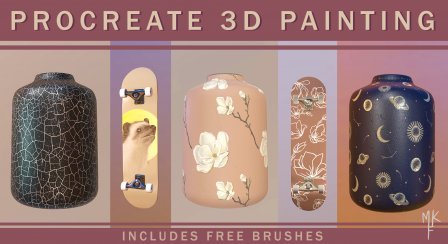 Easy 3D Painting with the new Procreate 5. 2 update