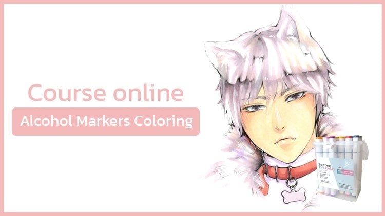 ☆ [COMPLETE] Anime Coloring Course – Alcohol Markers eg. COPIC ☆ Beginners  to Advanced | Ctclockwises | Skillshare