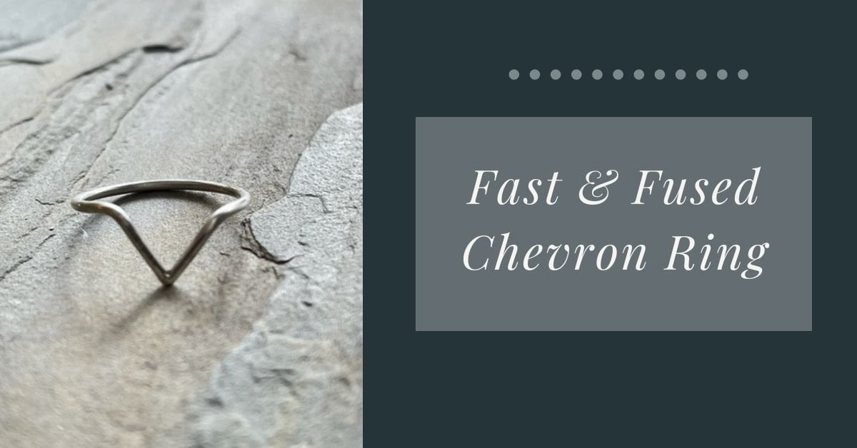 Fast and Fused Chevron Ring, Kelly Diemond