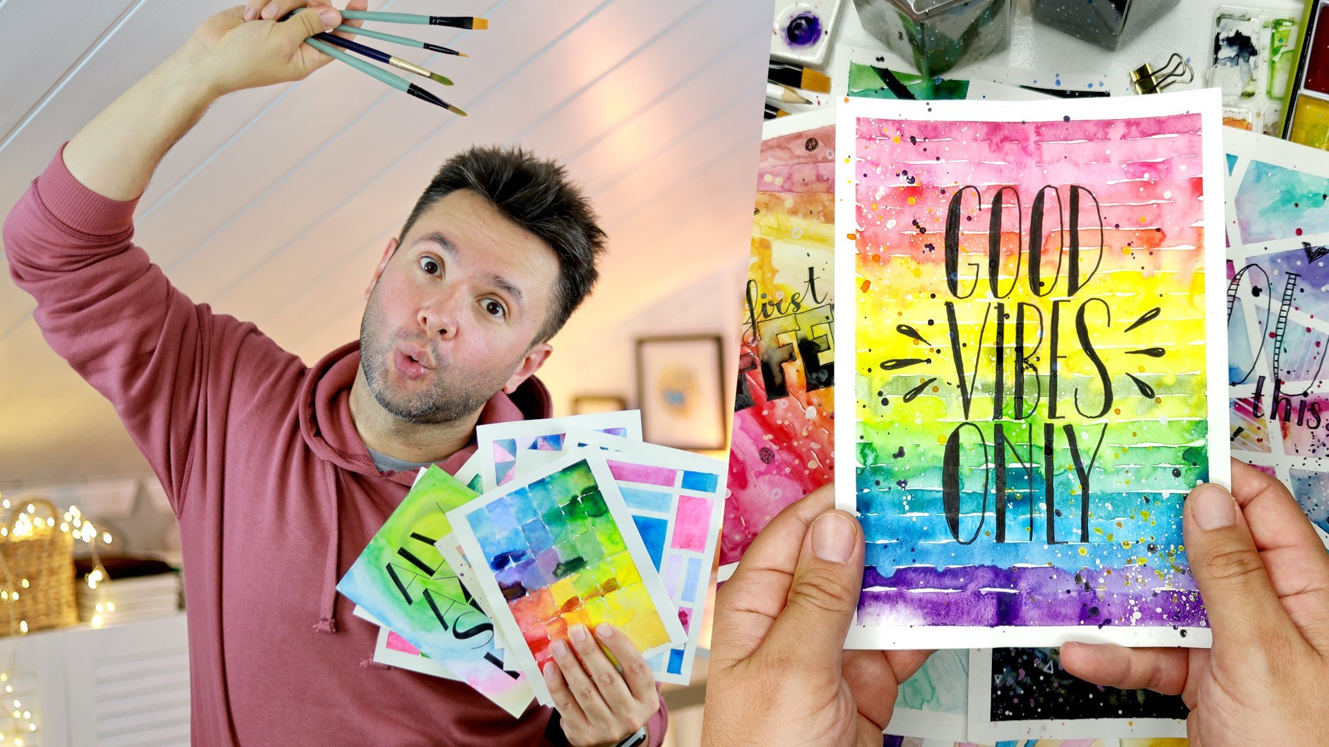 Everyone Can Paint! 5 Watercolor Painting Ideas (that will go on your  wall!), Fatih Mıstaçoğlu