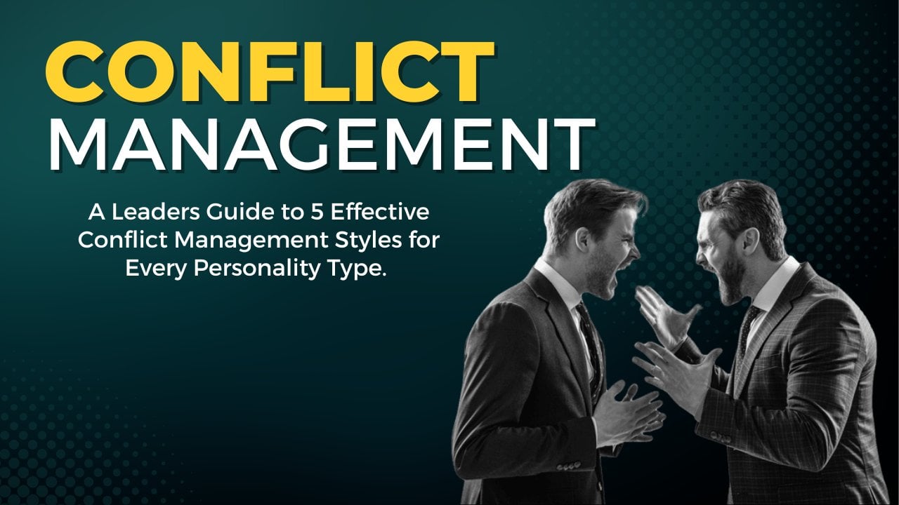 Conflict Management Skills - Effective 5 Conflict Management Styles For ...