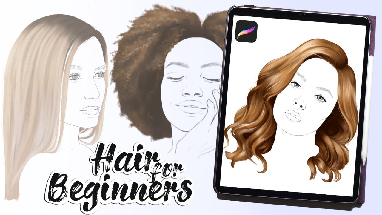 Fofa Menina De Desenho Quatro Opções De Estilo De Cabelo Variação