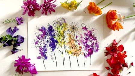 [Online] Pressed Flower Collage Class