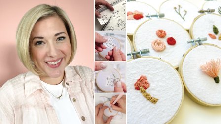Modern Embroidery 101: Learn 15 Essential Hand Embroidery Stitches