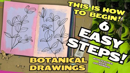 6 Steps to Begin Building Better Botanical Line Drawings