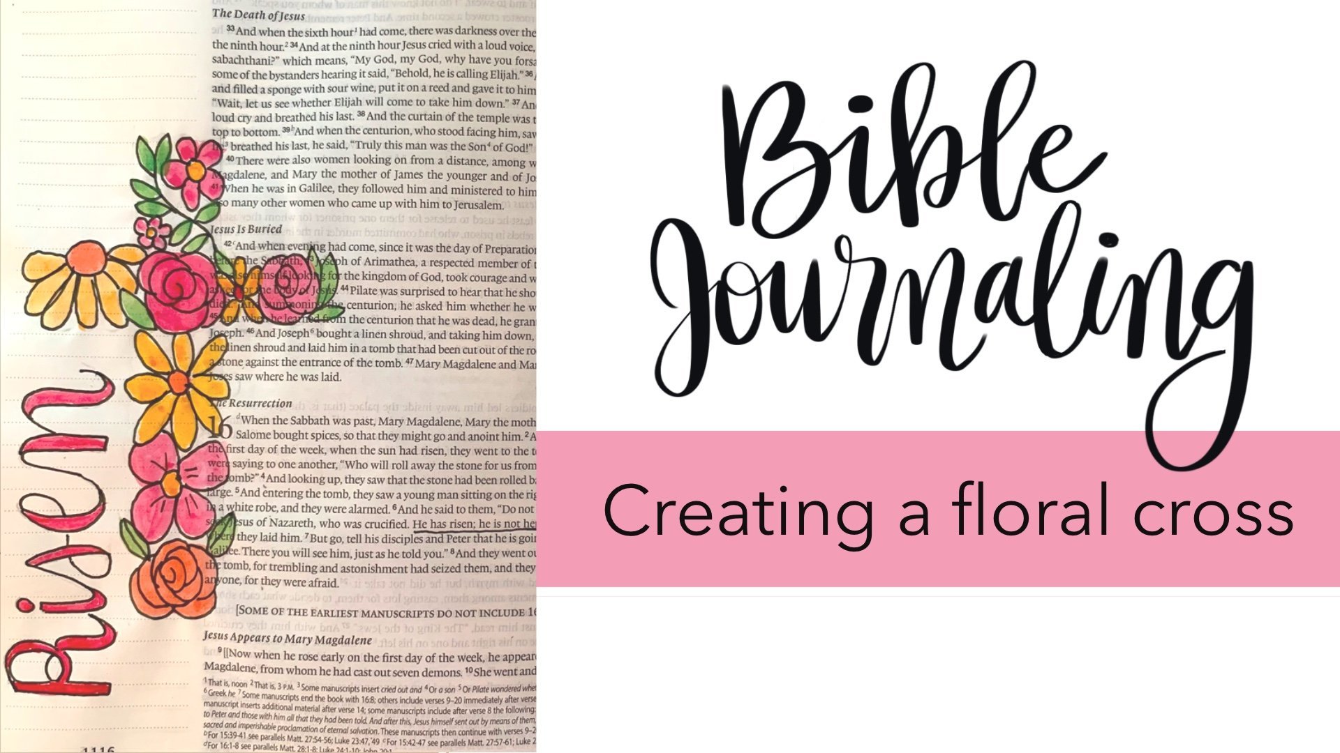 Get Started with Bible Journaling