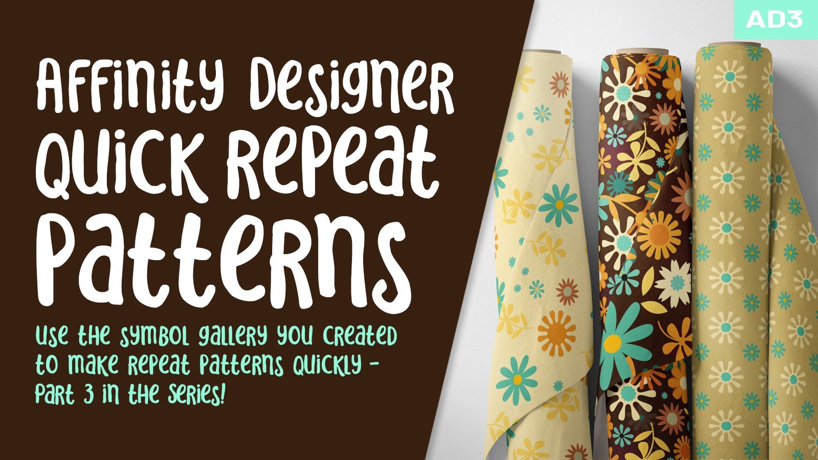 AD3 Affinity Designer Quick Repeat Patterns Using Symbols - Make a  Re-Usable Grid Repeat Template, Delores Naskrent