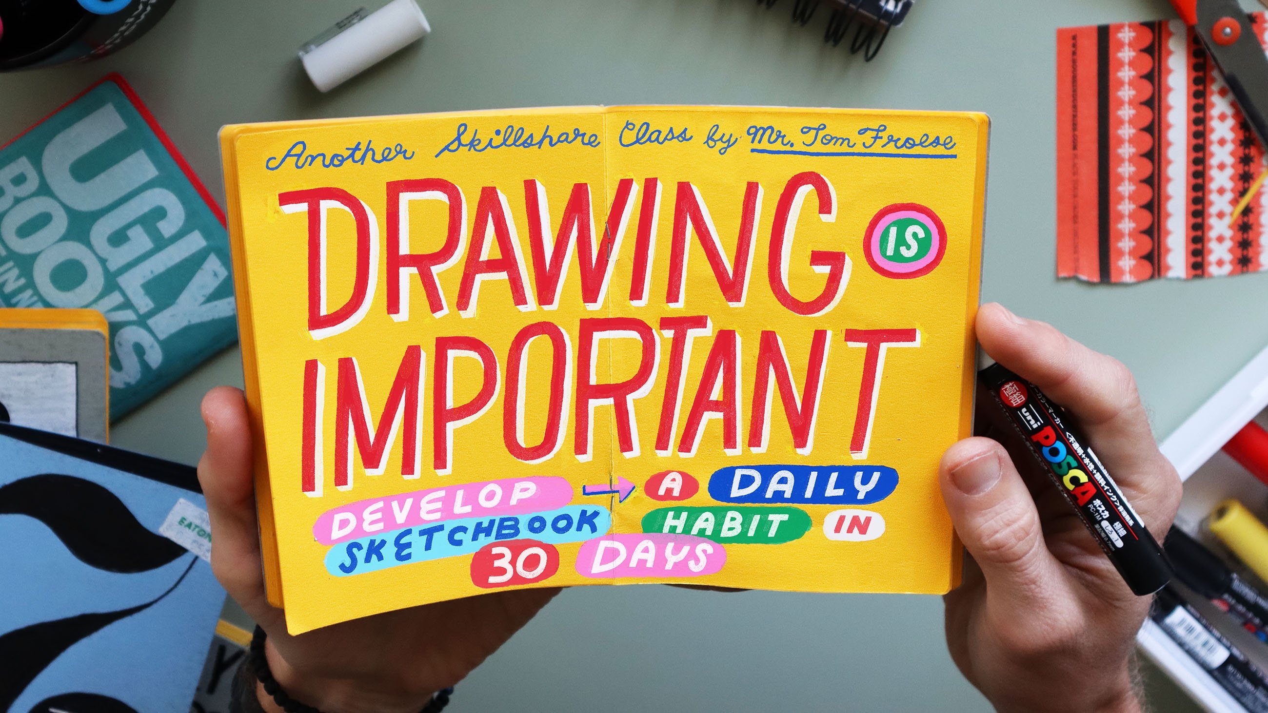 Sketchbook Kids Ideas: Practice and Create Imagine How to Drawing