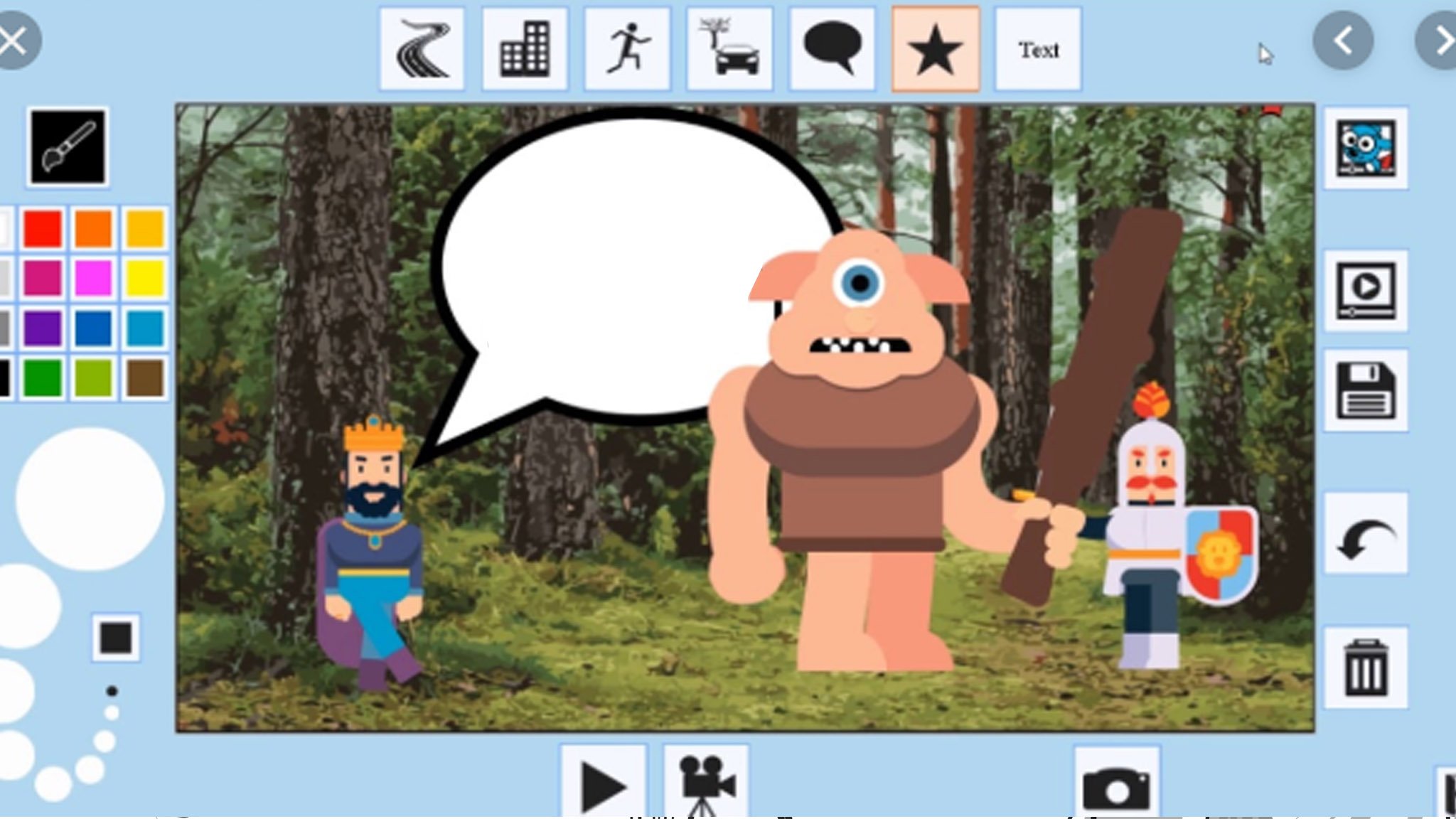 Teach to children to draw and animate with KIDS CARTOON MAKER | Damien