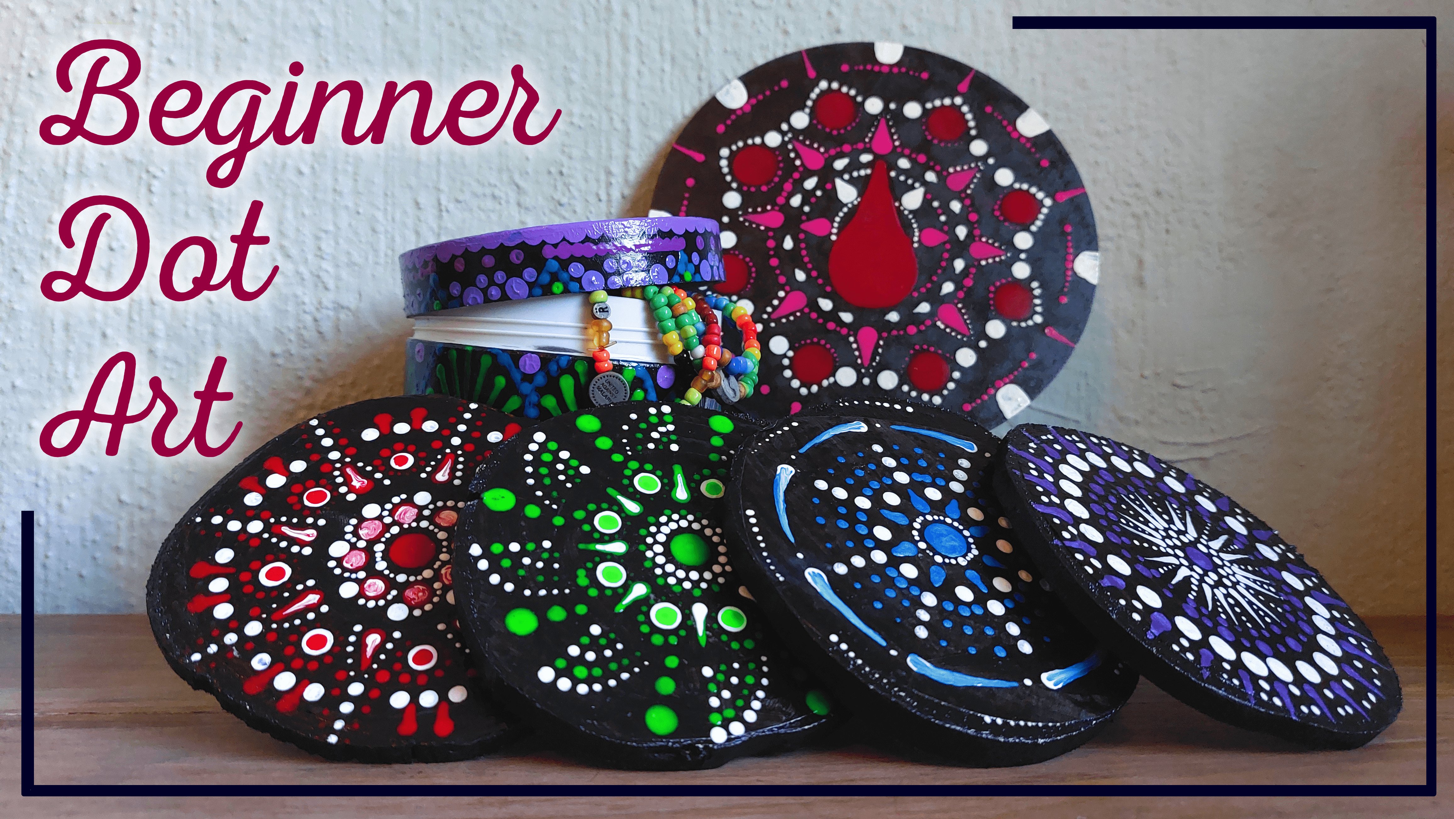 How to seal your coasters after dot painting, dotting mandalas