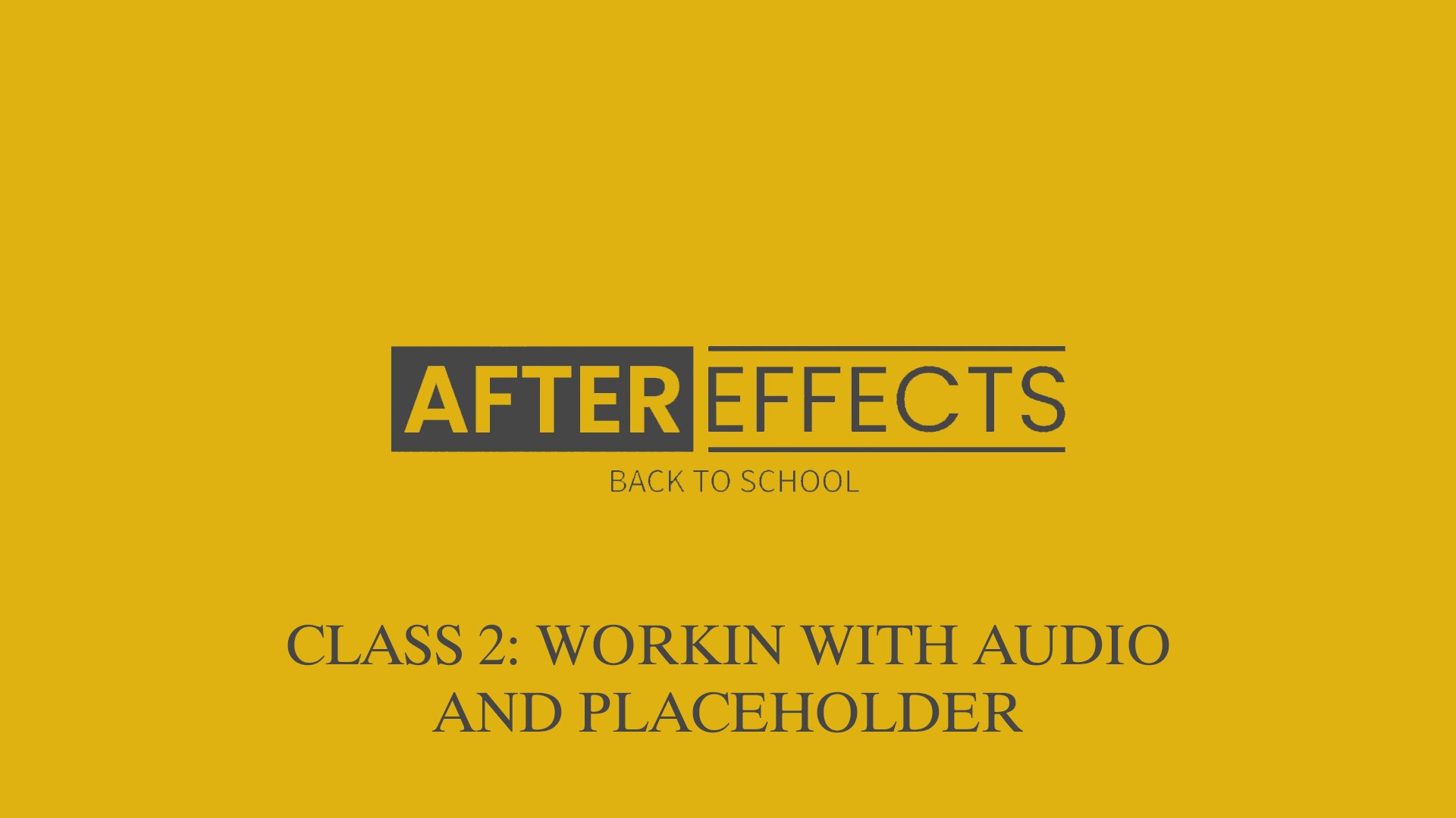 school after effects free download