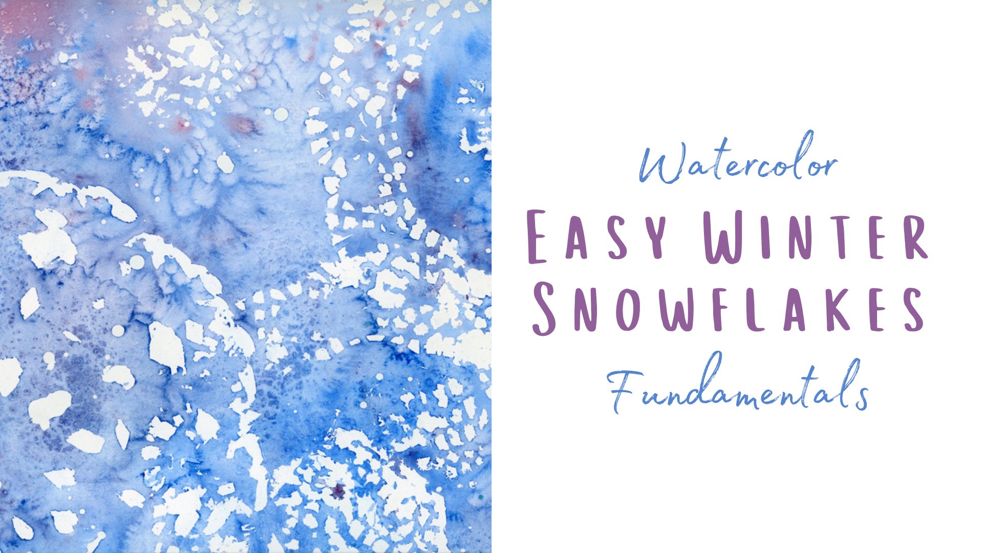 Winter Craft ~ Watercolor and Salt Snowflakes - Teach Beside Me